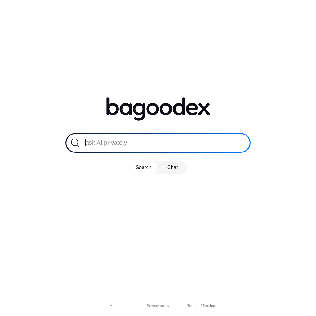 Bagoodex : Recherche, Chat et IA Privée