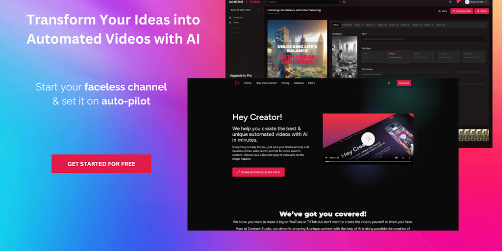 Content Studio AI - Simplify Content Creation with AI Powered Tools
