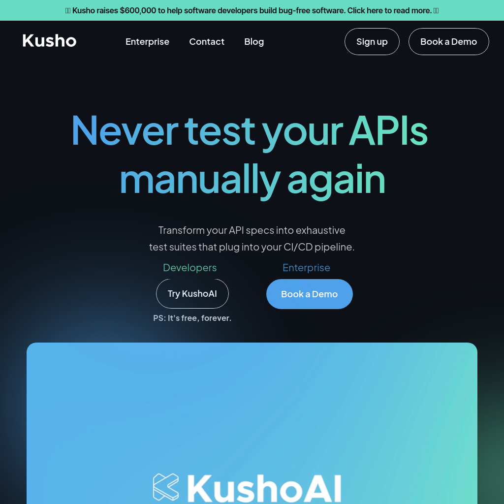 Kusho : Tests automatisés d'API avec l'IA