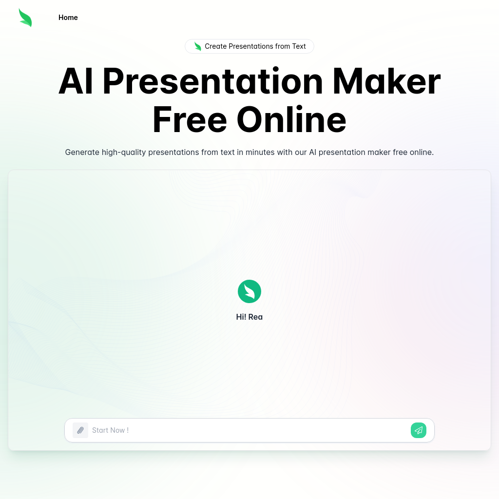 Slides.bot: AI Presentation Maker - Generate high-quality presentations from text in minutes