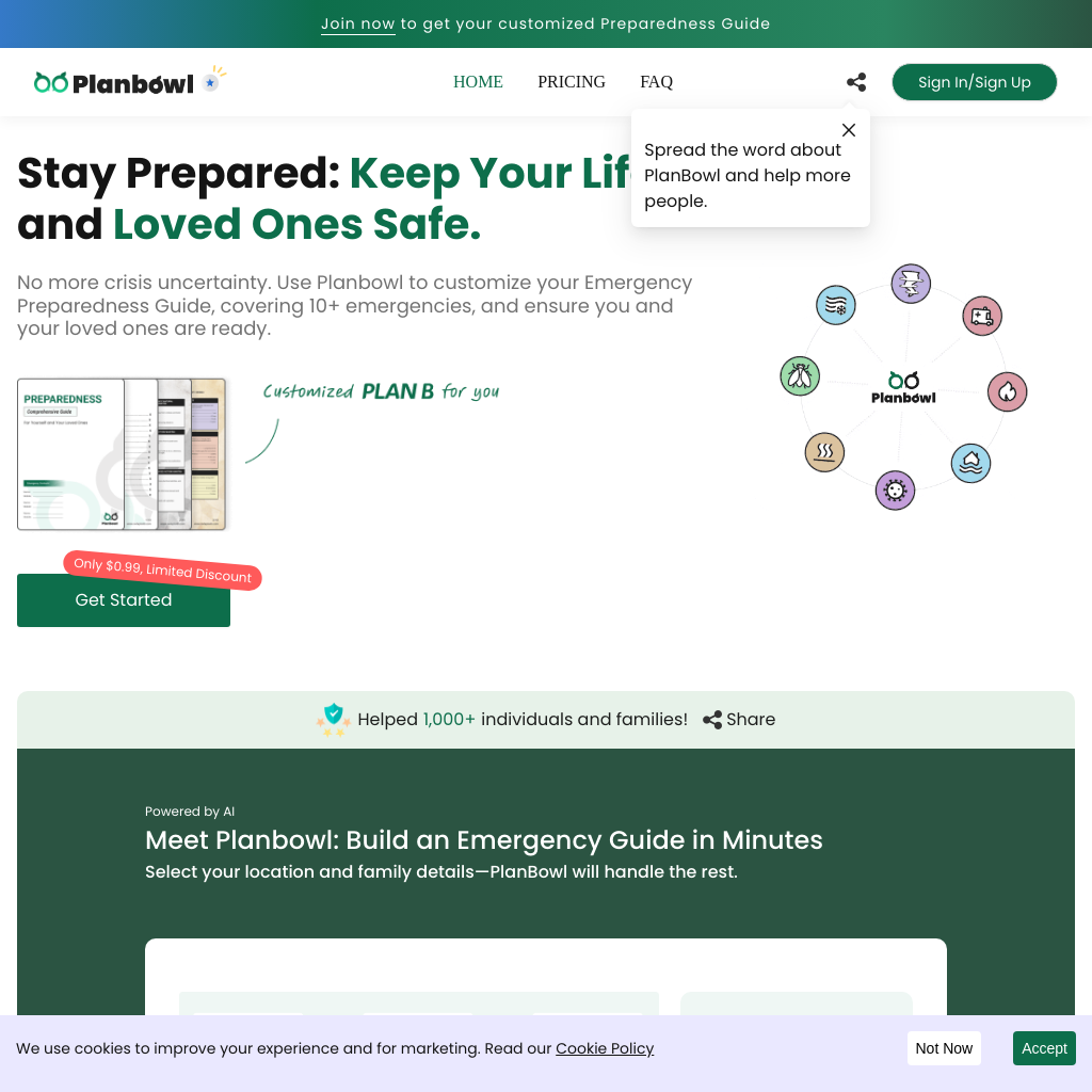 Customize Your Emergency Preparedness Plan | PlanBowl