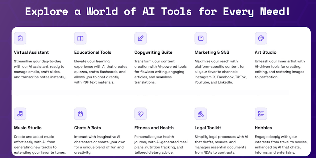 Beeyond AI - Unlock 50+ AI tools under one subscription