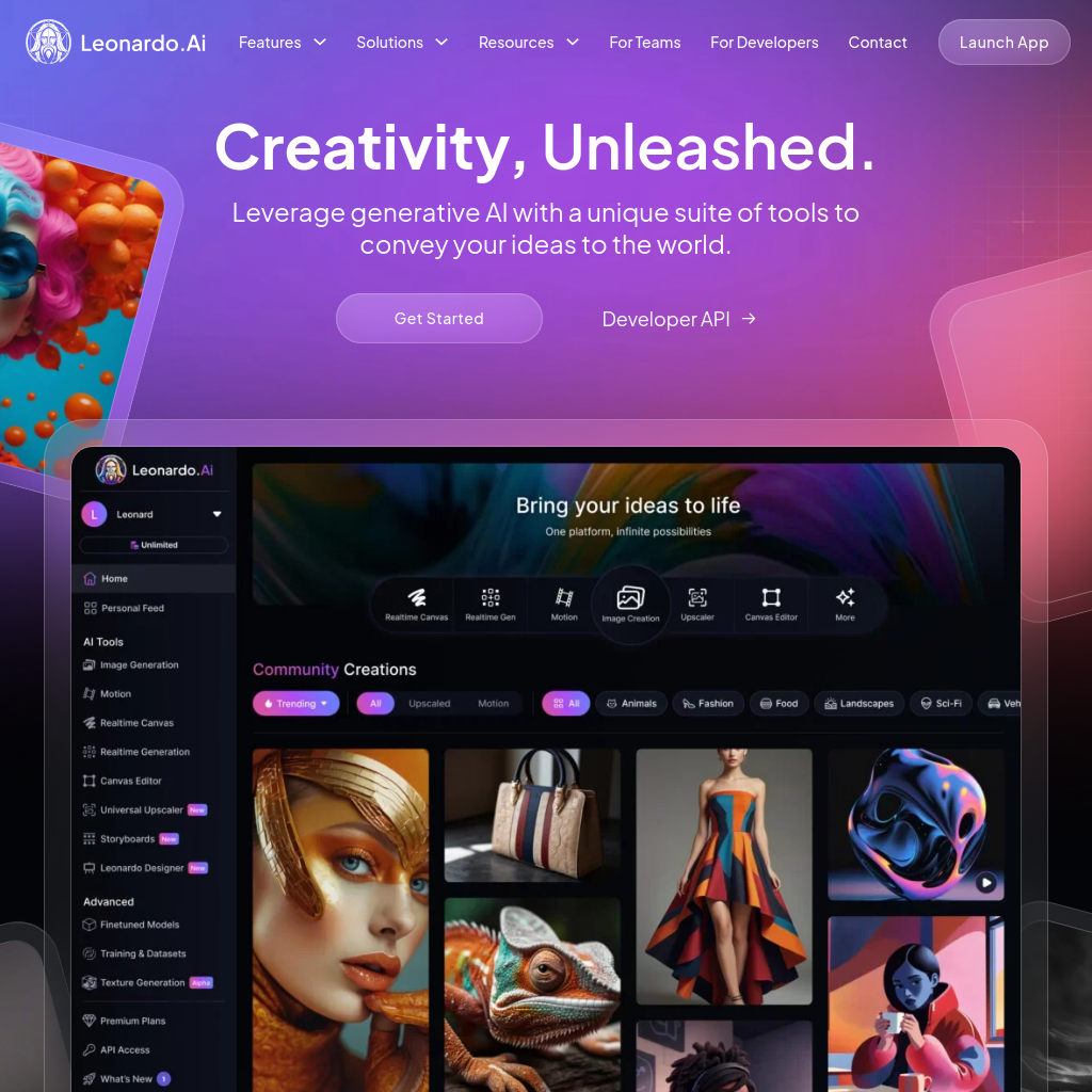 Leonardo AI - AI Image Generator for Art, Images & Video