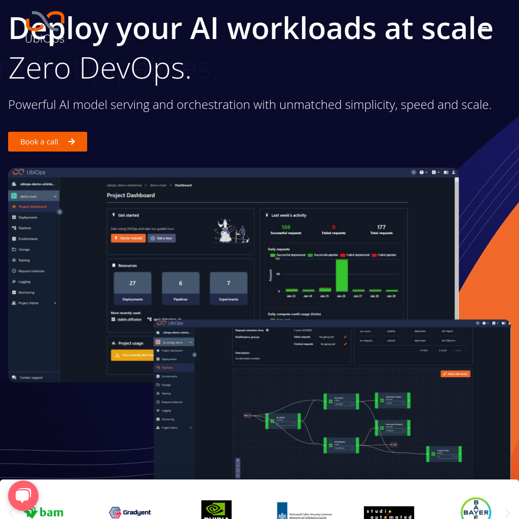 UbiOps - Déploiement et orchestration de modèles d'IA