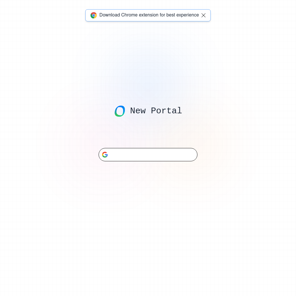 New Portal - Chrome Extension for Google and ChatGPT