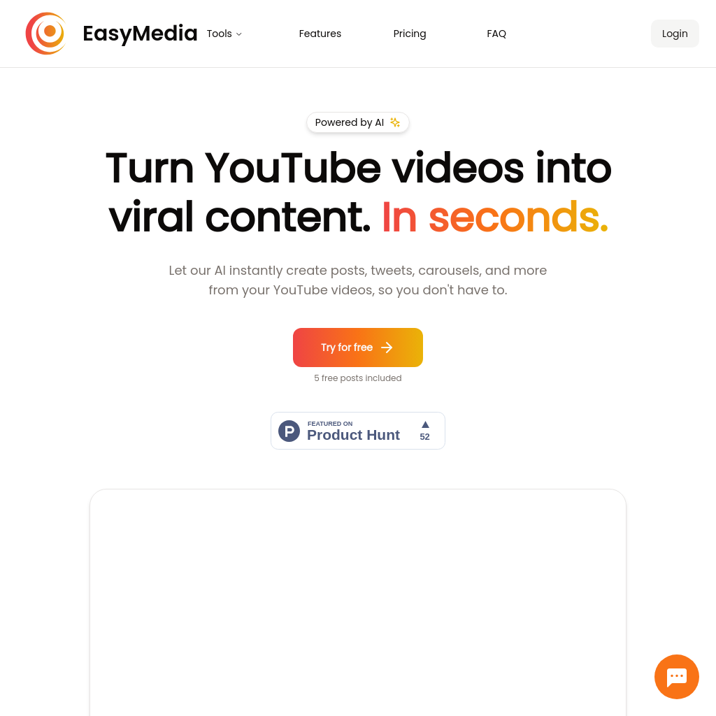 Verwandle YouTube-Videos in viralen Content in Sekunden mit EasyMedia 🚀