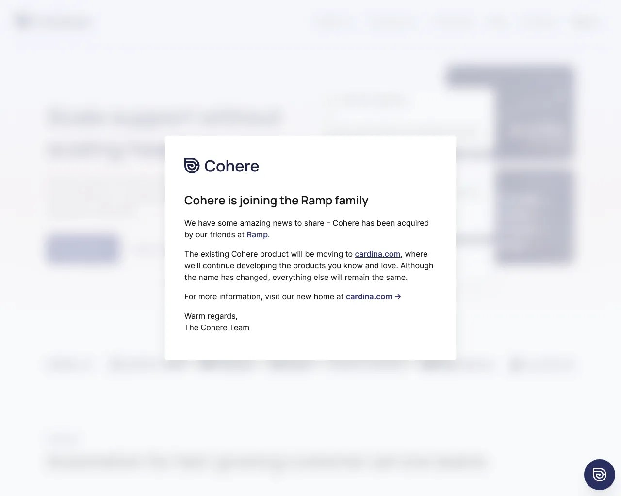 Cobrowsing para Atención al Cliente | Cohere.io