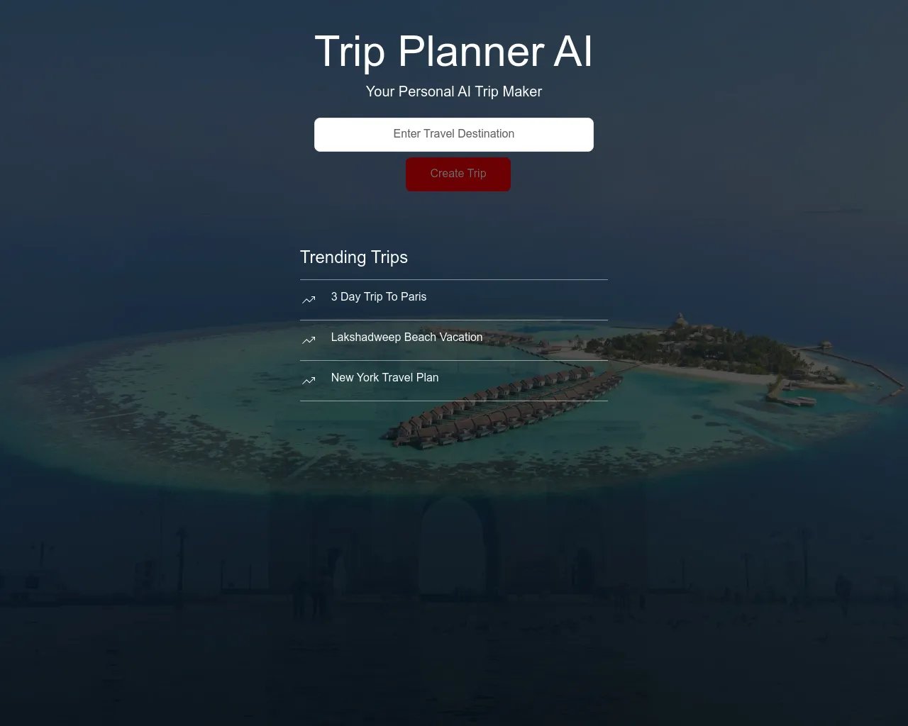 AI Trip Maker | Meilleur Planificateur de Voyages avec IA