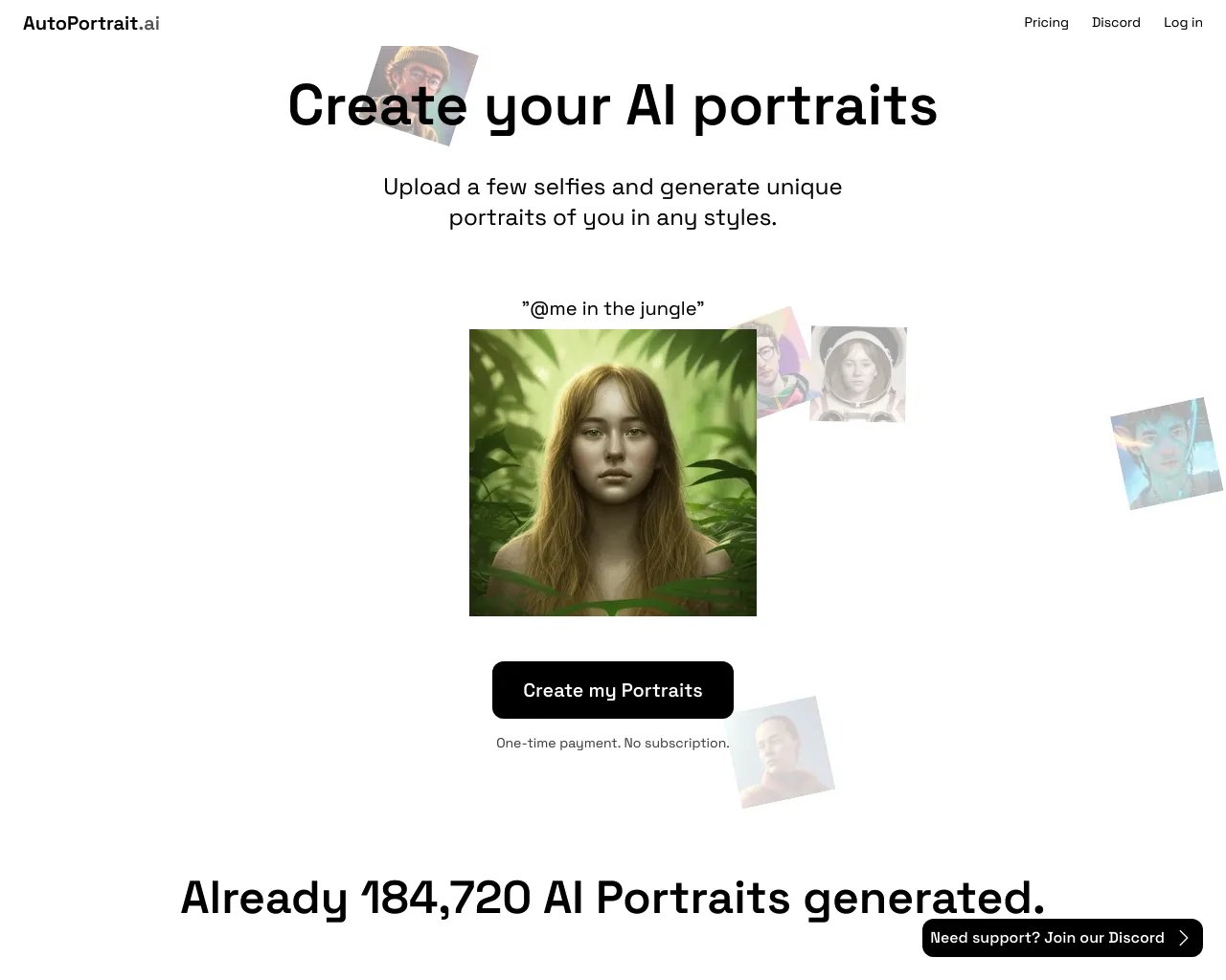 Generador de Retratos con IA - Crea tus Retratos con IA Online - AutoPortrait.ai