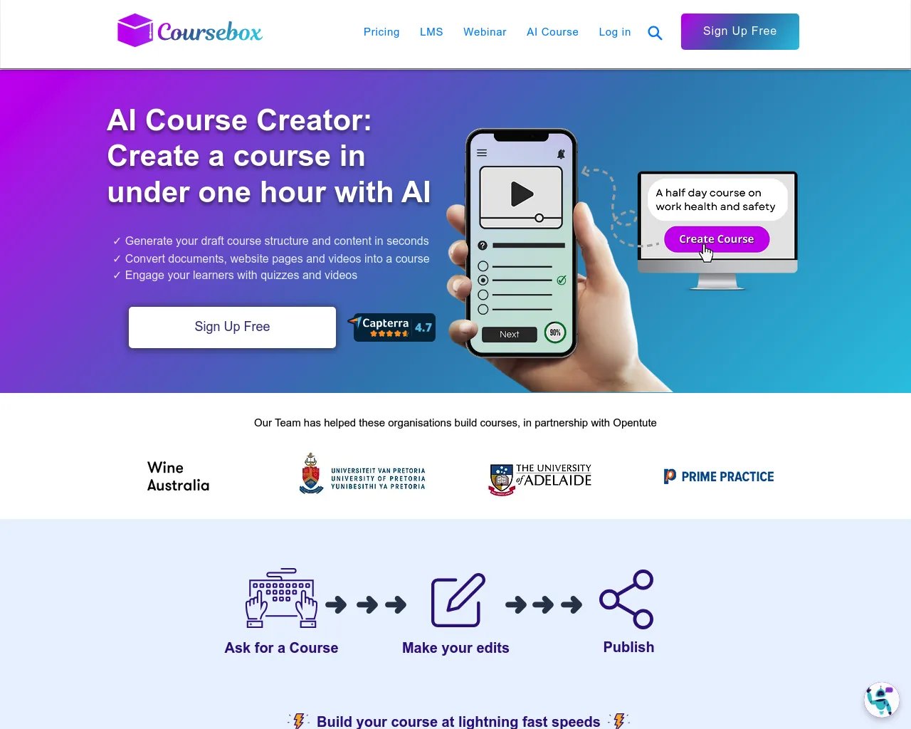 Coursebox AI : Créateur de Cours avec l'IA