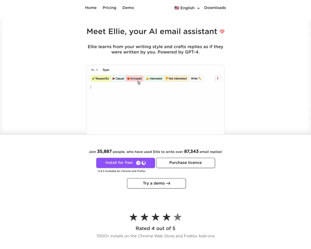 Ellie - Ваш AI-помощник по электронной почте