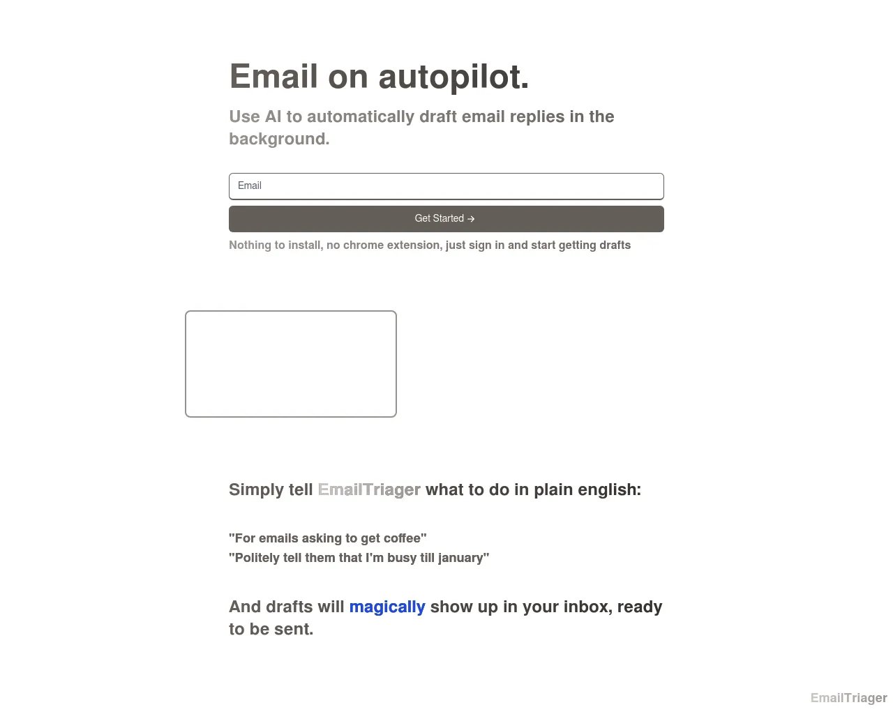 EmailTriager - E-Mails im Autopiloten