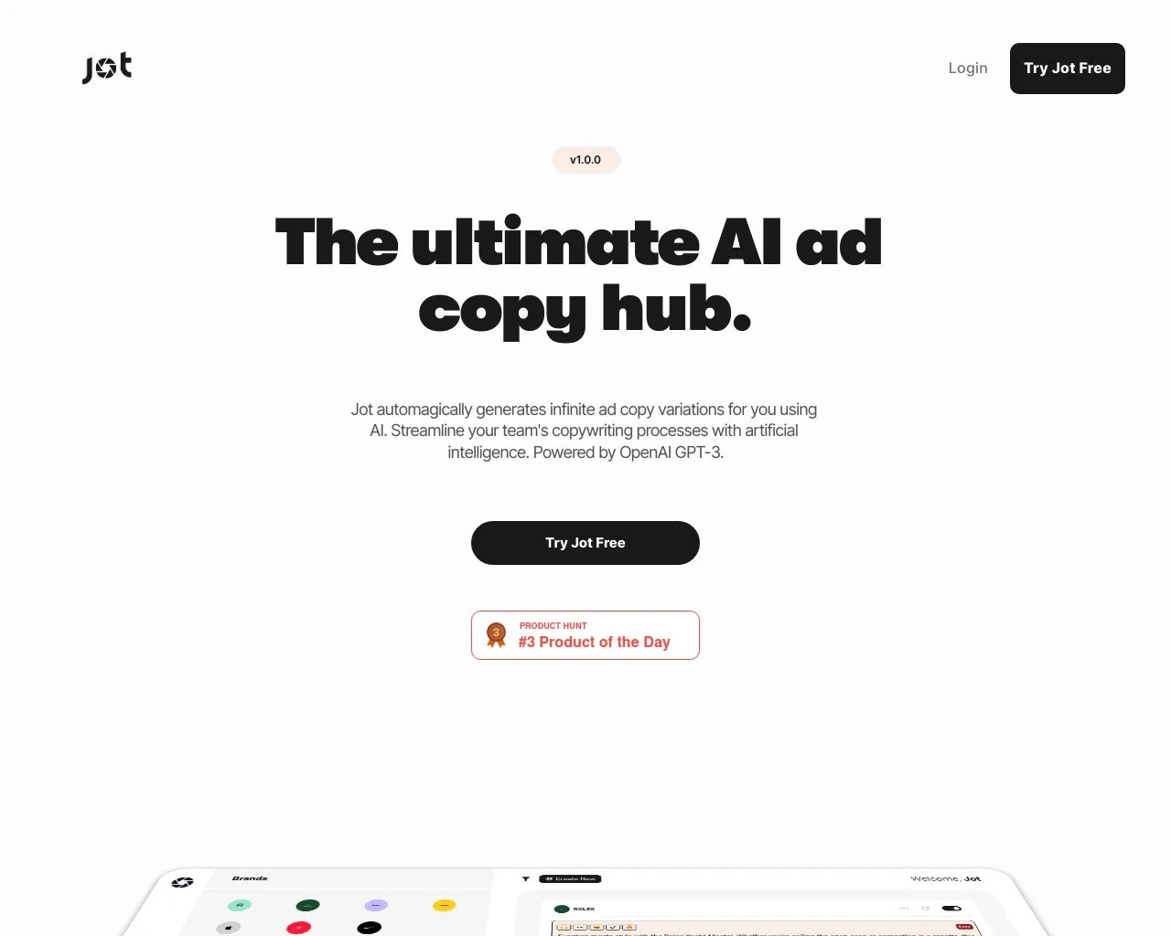 Jot - AI Ad Copy