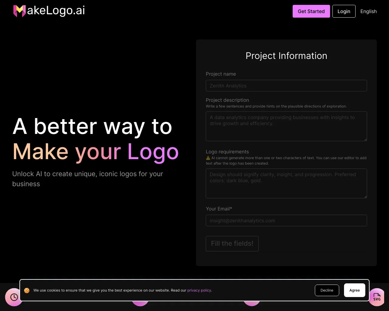 Makelogo.Ai: Get the Perfect Logo for Your Startup.