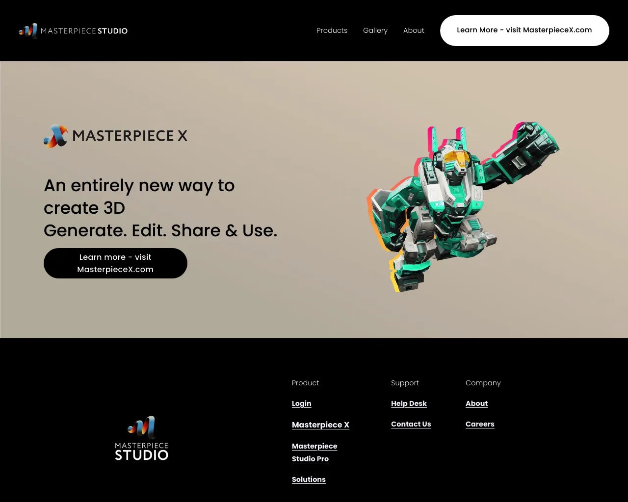 Masterpiece Studio: Crie Modelos 3D em Segundos