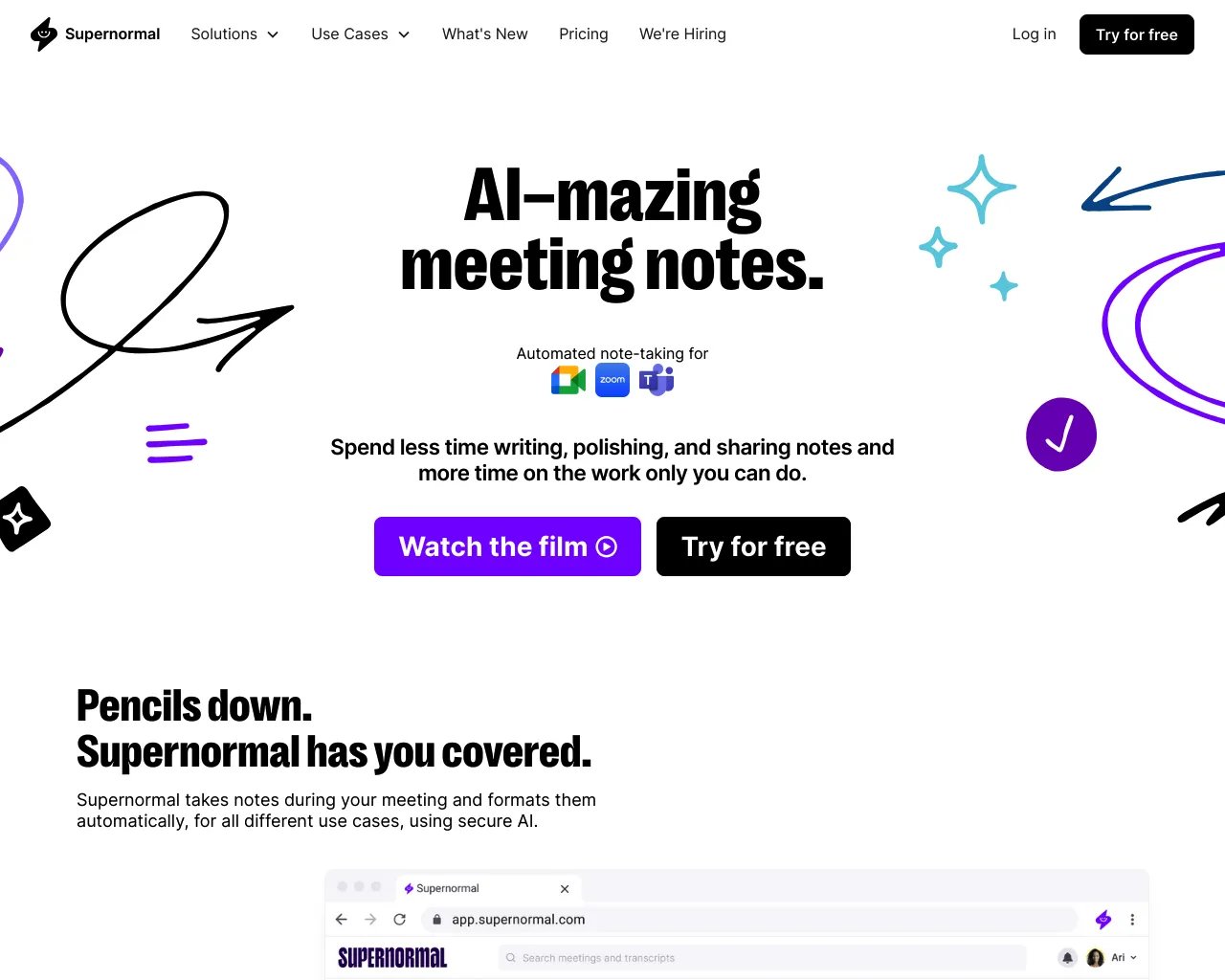 Supernormal - AI That Writes Your Meeting Notes