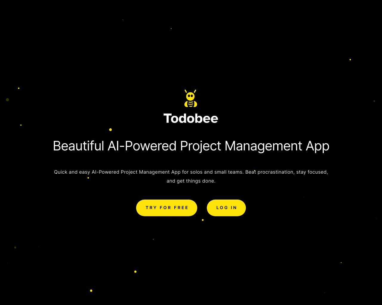 Todobee: App de Gerenciamento de Projetos Minimalista