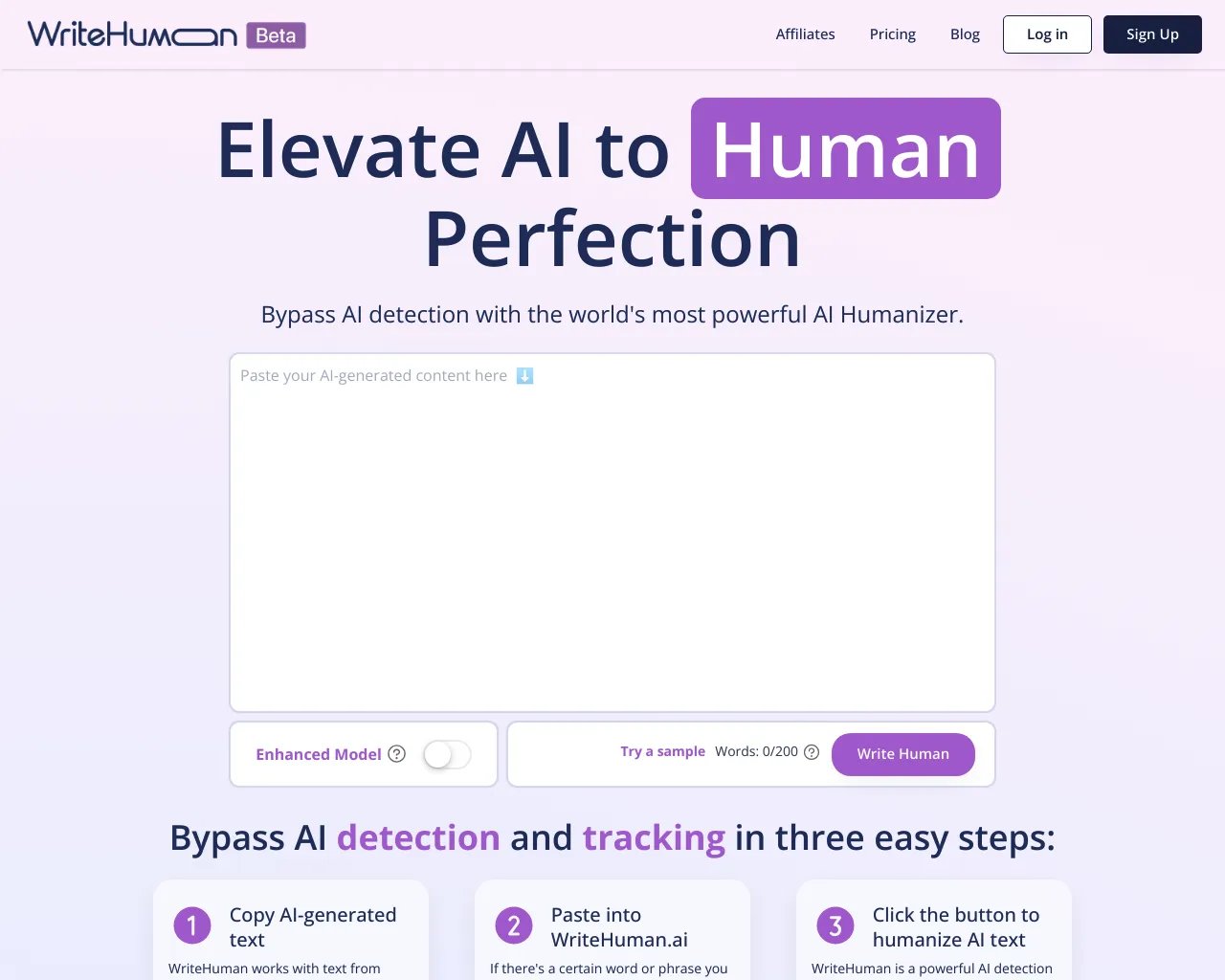 WriteHuman: Undetectable AI and AI Humanizer
