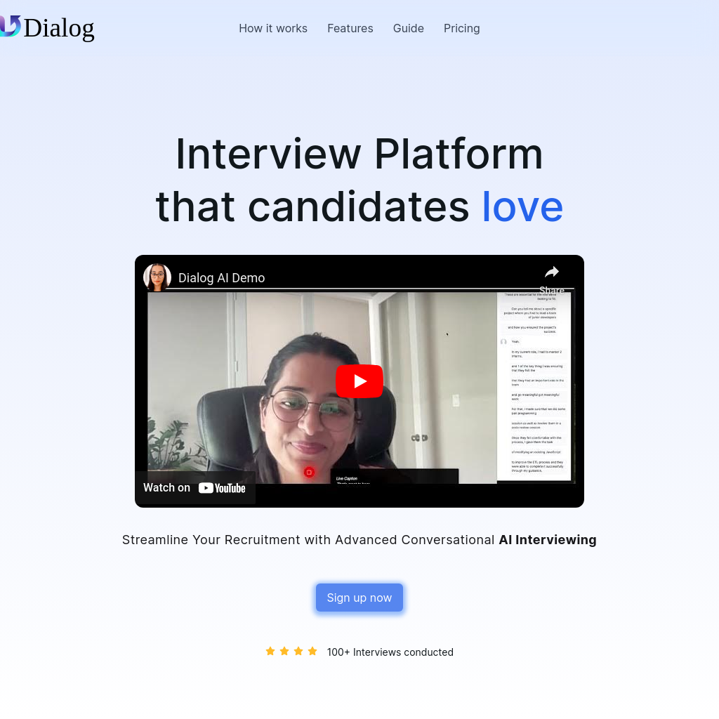 Dialog AI - Streamline Your Recruitment with Advanced Conversational AI Interviewing