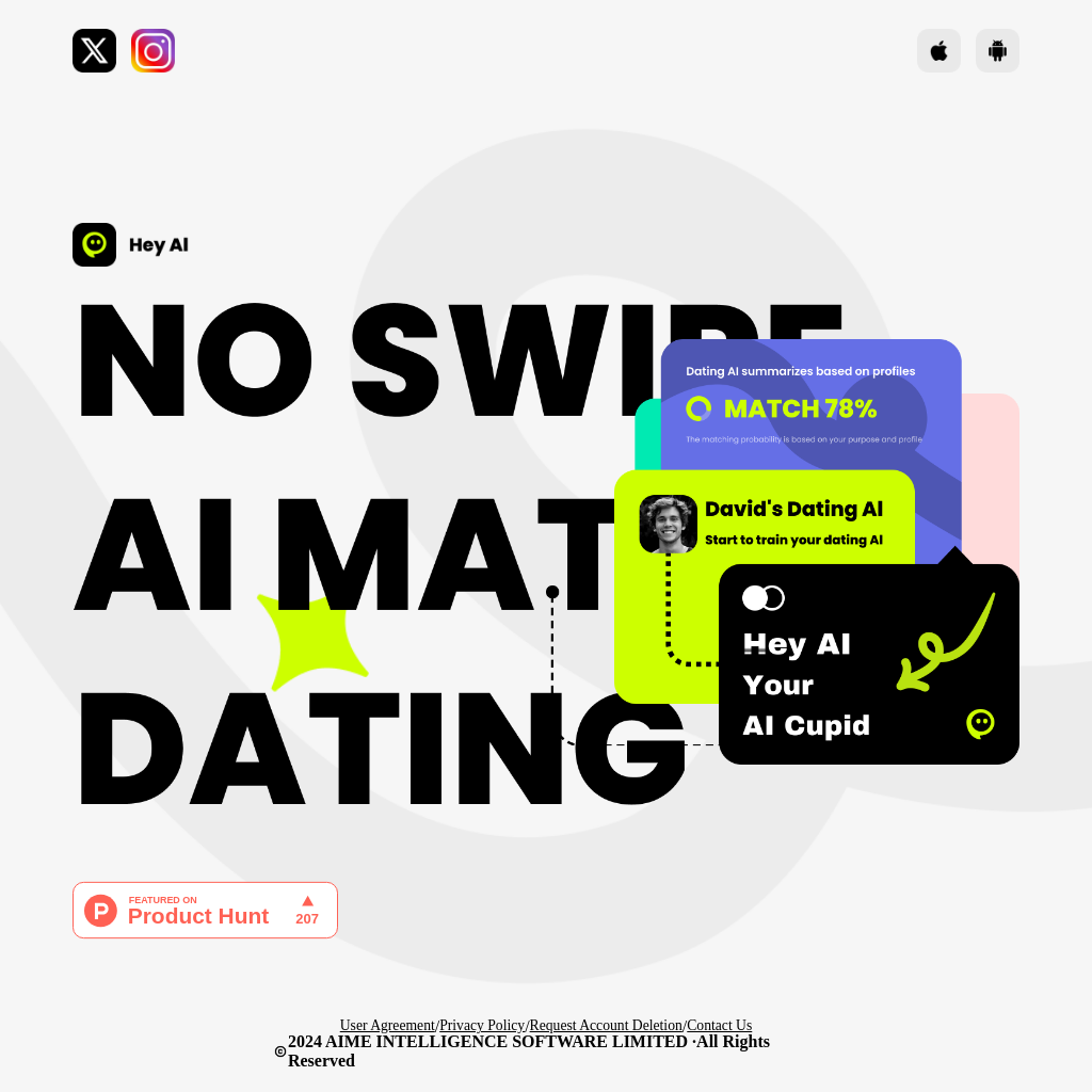 Hey AI - AI Cupid for Dating, Match, and Chat