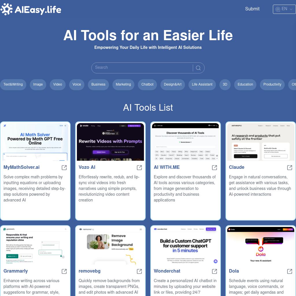 AIEasy.life : AI Tools for an Easier Life
