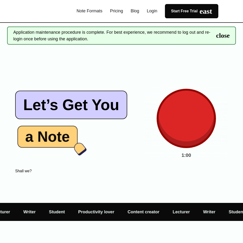 Speech to Note - Turn your voice into written notes
