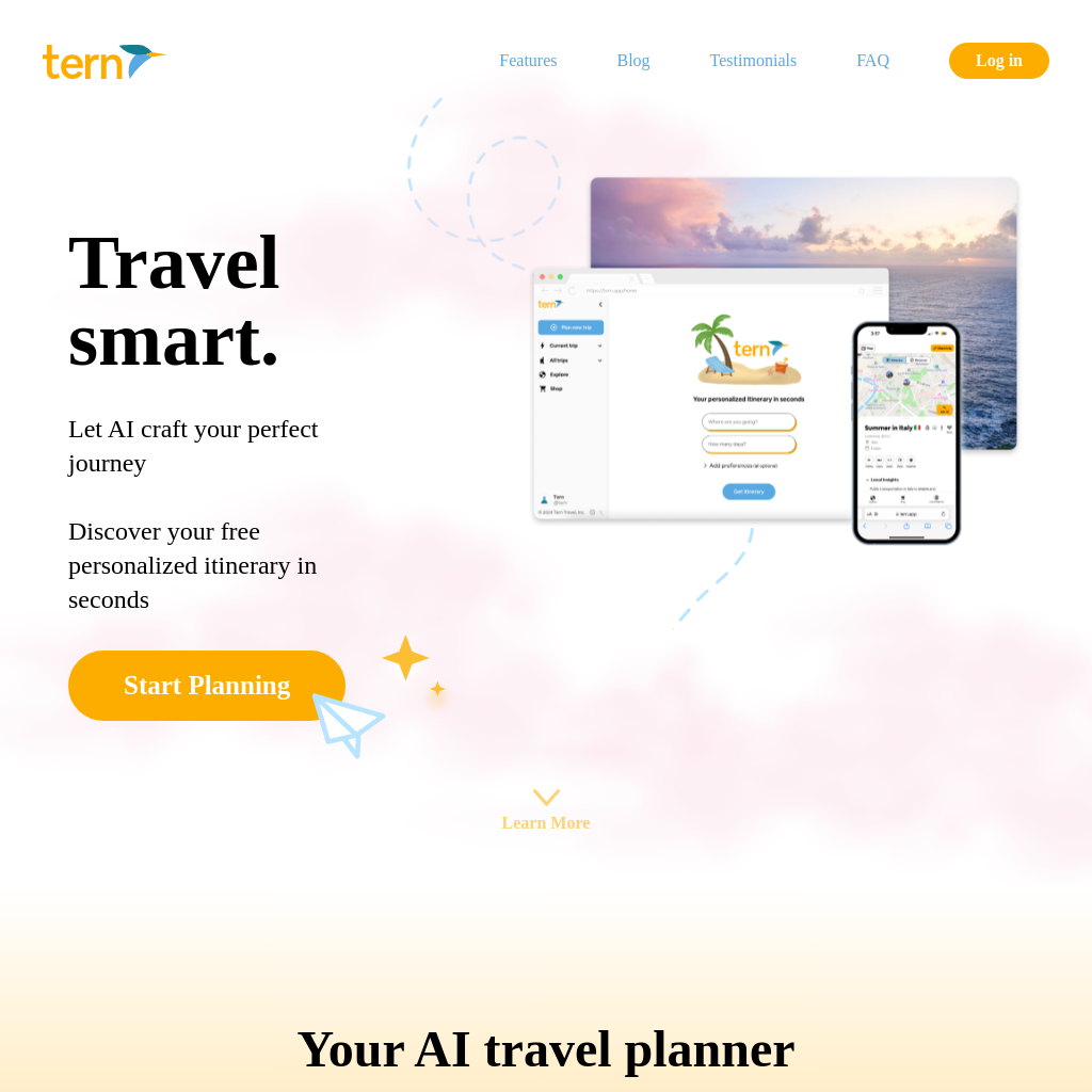 Tern - AI Travel Planner
