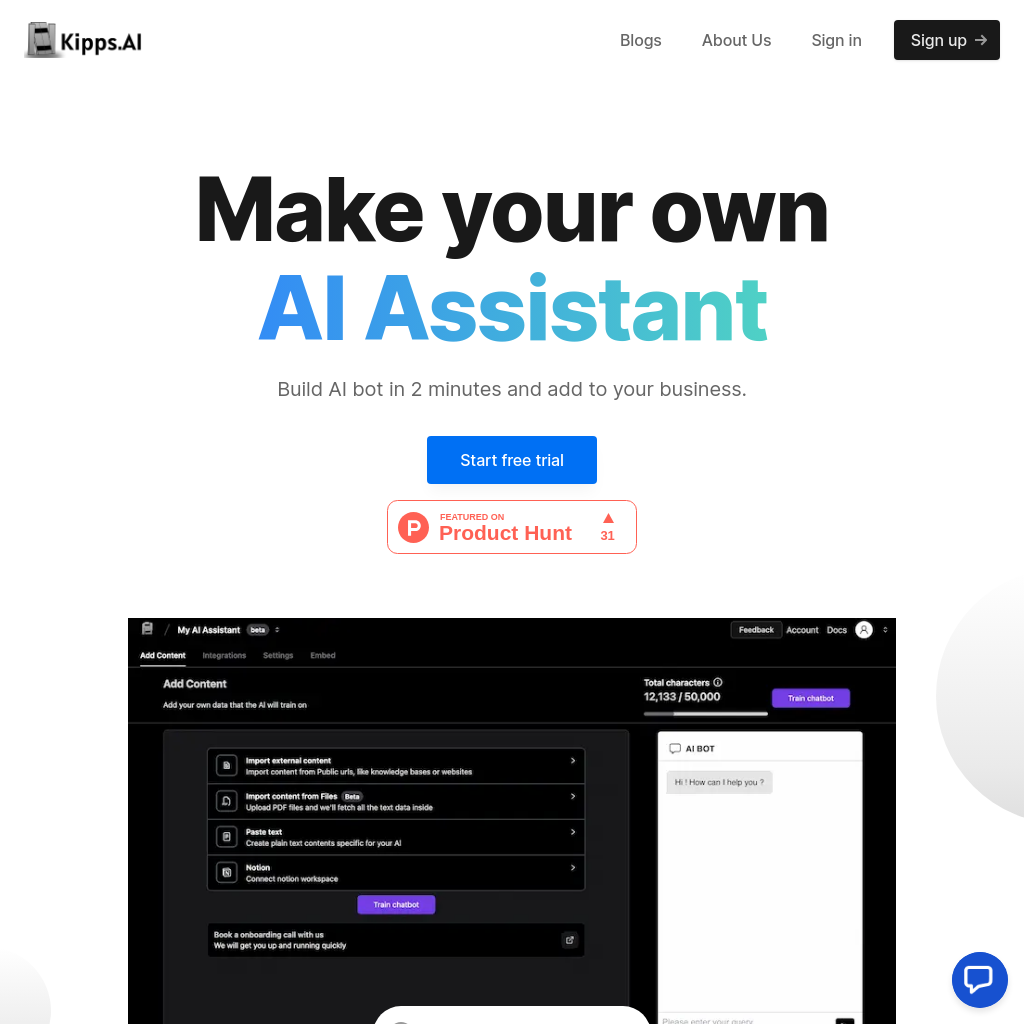 创建您自己的AI助手 - Kipps.AI