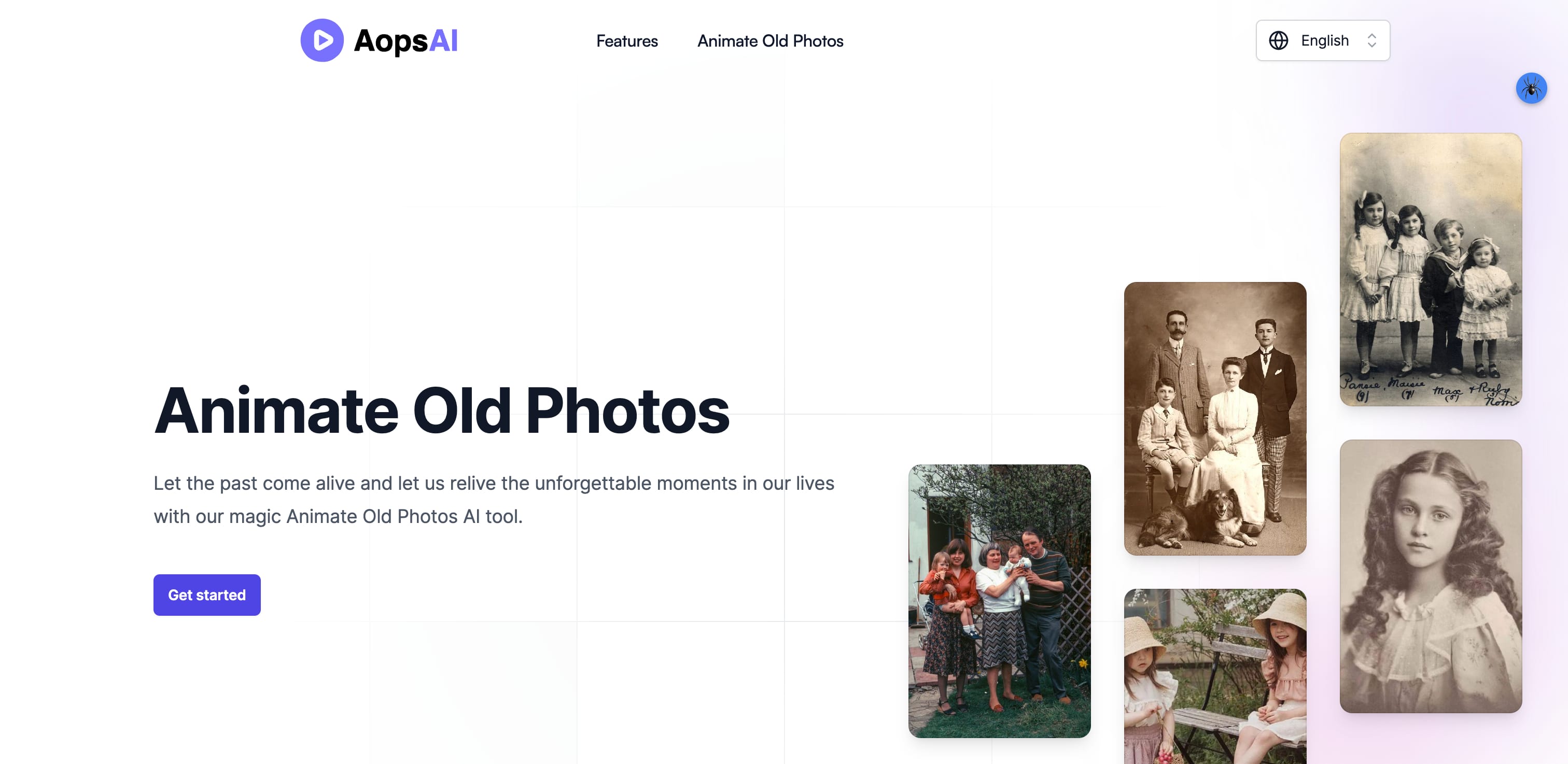 Animate Old Photos | AI Tool | aopsai.com