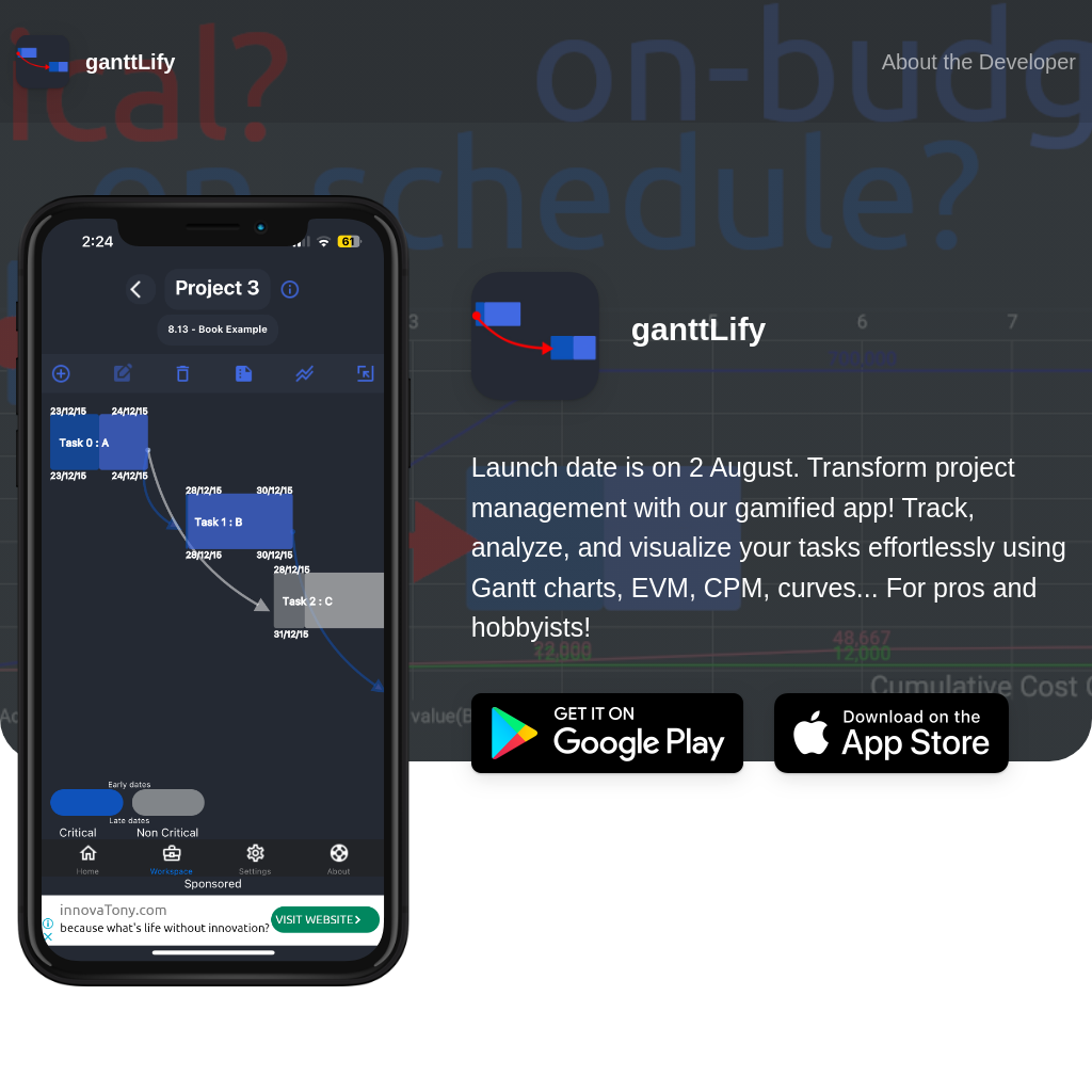 ganttLify - Gamified Project Management App