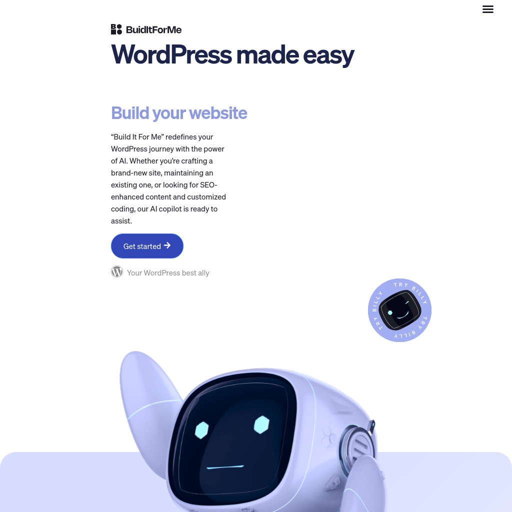 Tu Copiloto de WordPress - Build It For Me para Crear y Optimizar