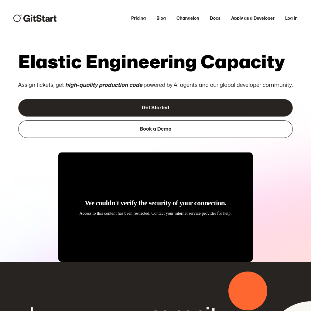 GitStart - Capacidad de Ingeniería Elástica y Código de Calidad