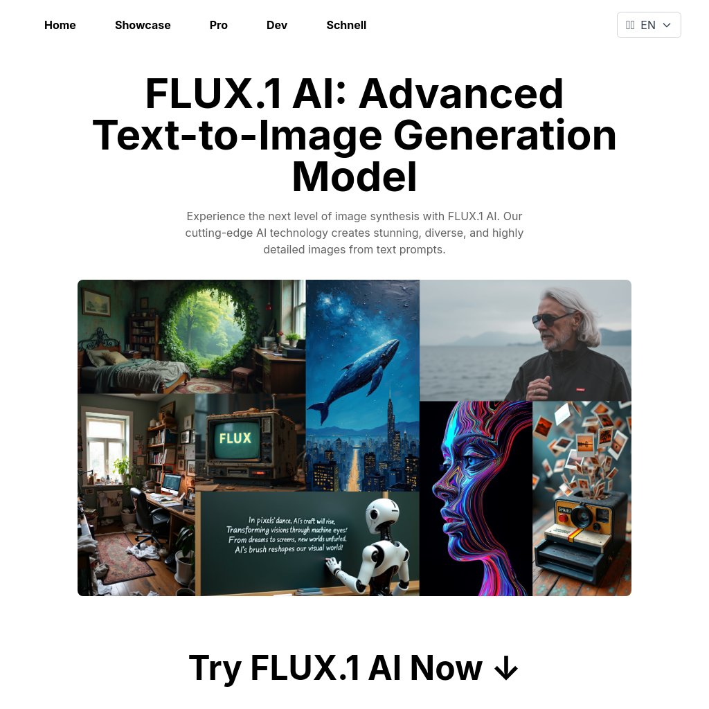 Générateur d'images AI Flux - Créez des Visuels Éblouissants en Un Instant