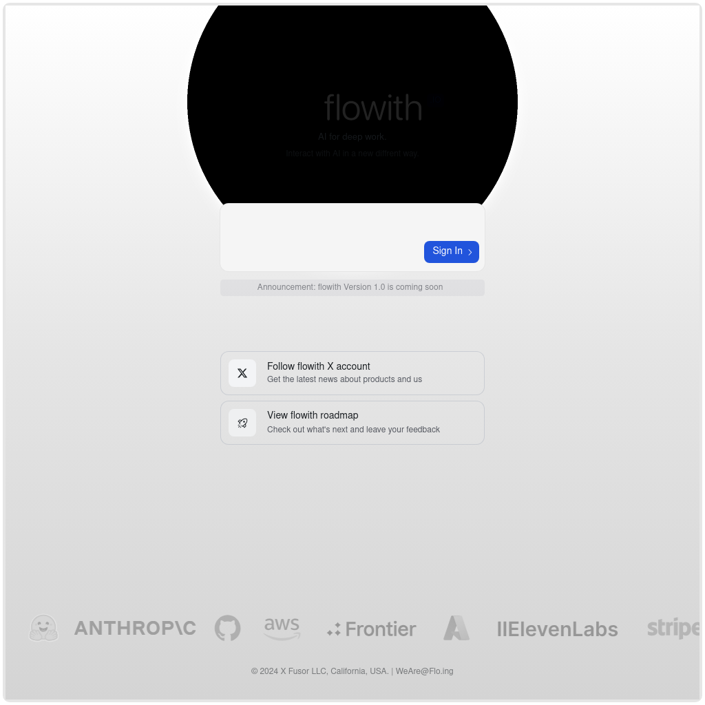 Flowith - AI for Deep Work