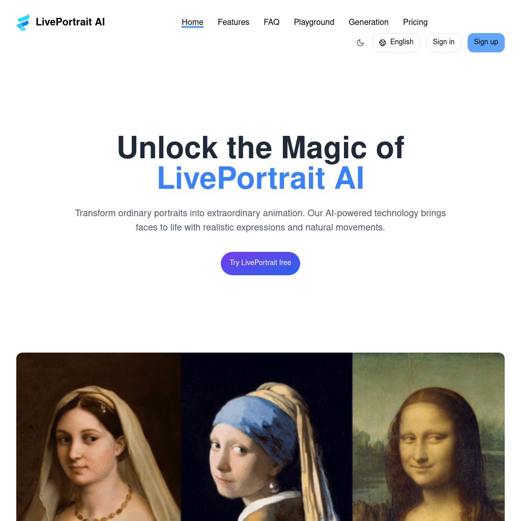 LivePortrait AI: Create Stunning AI Portrait Animation in Minutes