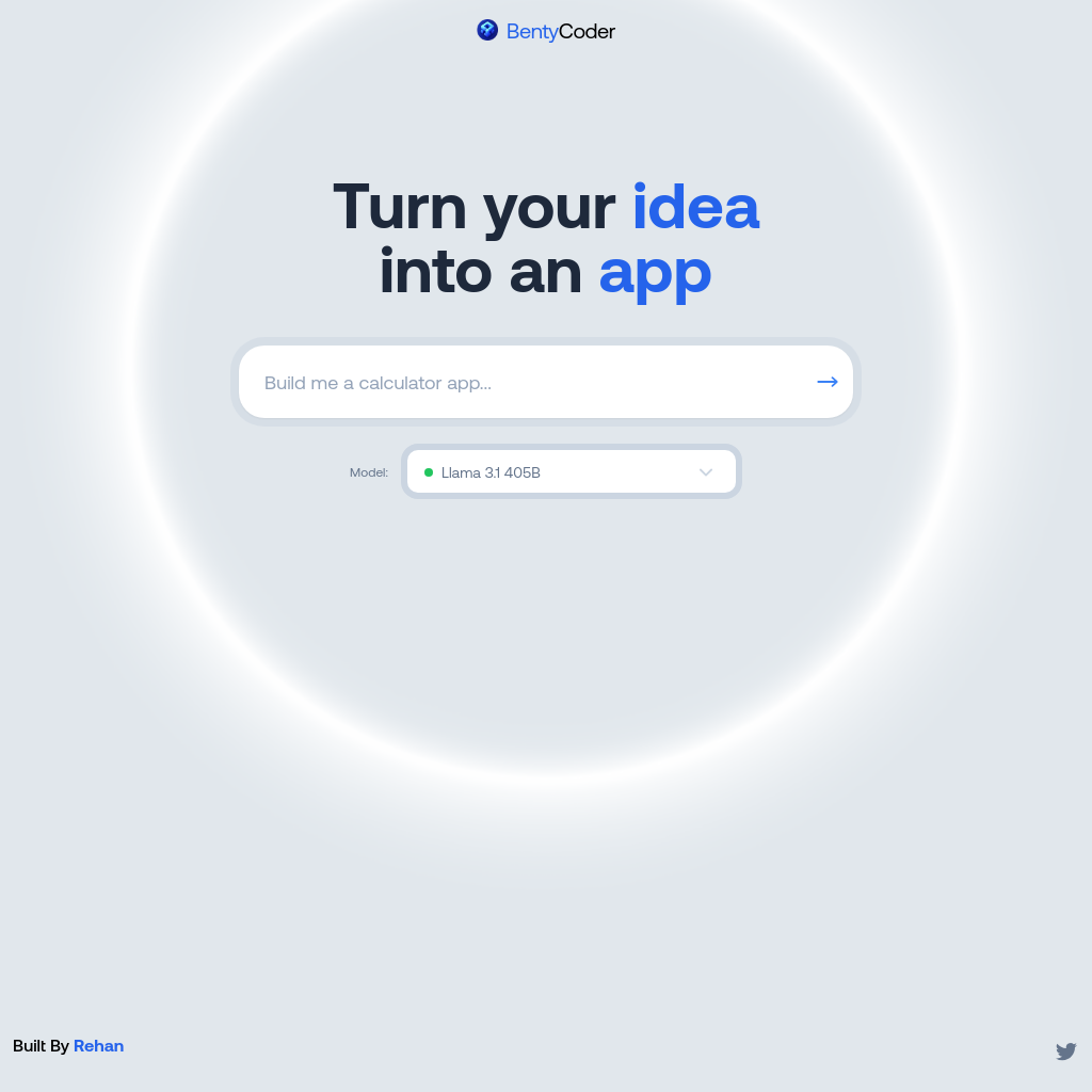 Benty Coder - AI Code Generator and App Builder