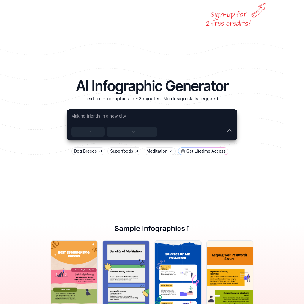 Text2Infographic - AI生成的資訊圖表製作工具