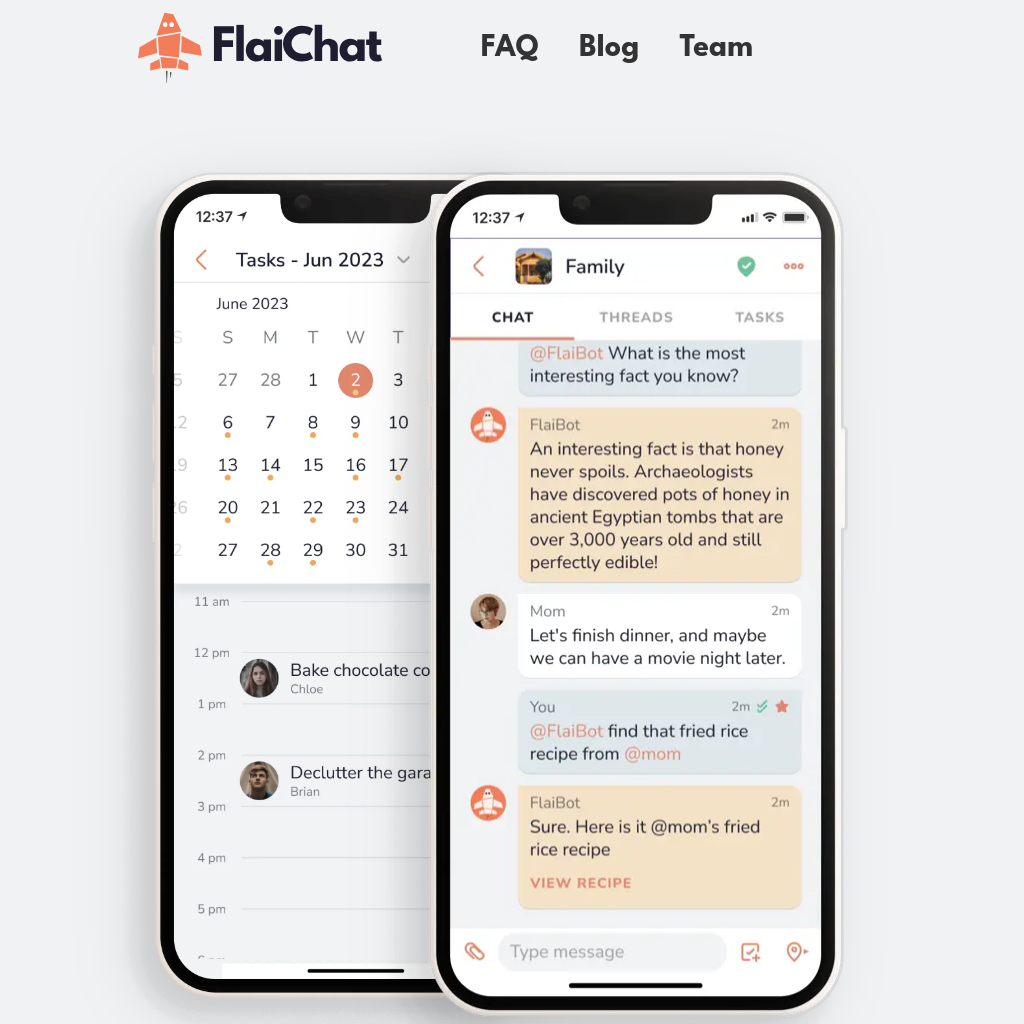 FlaiChat - Superpowered Chat for Families