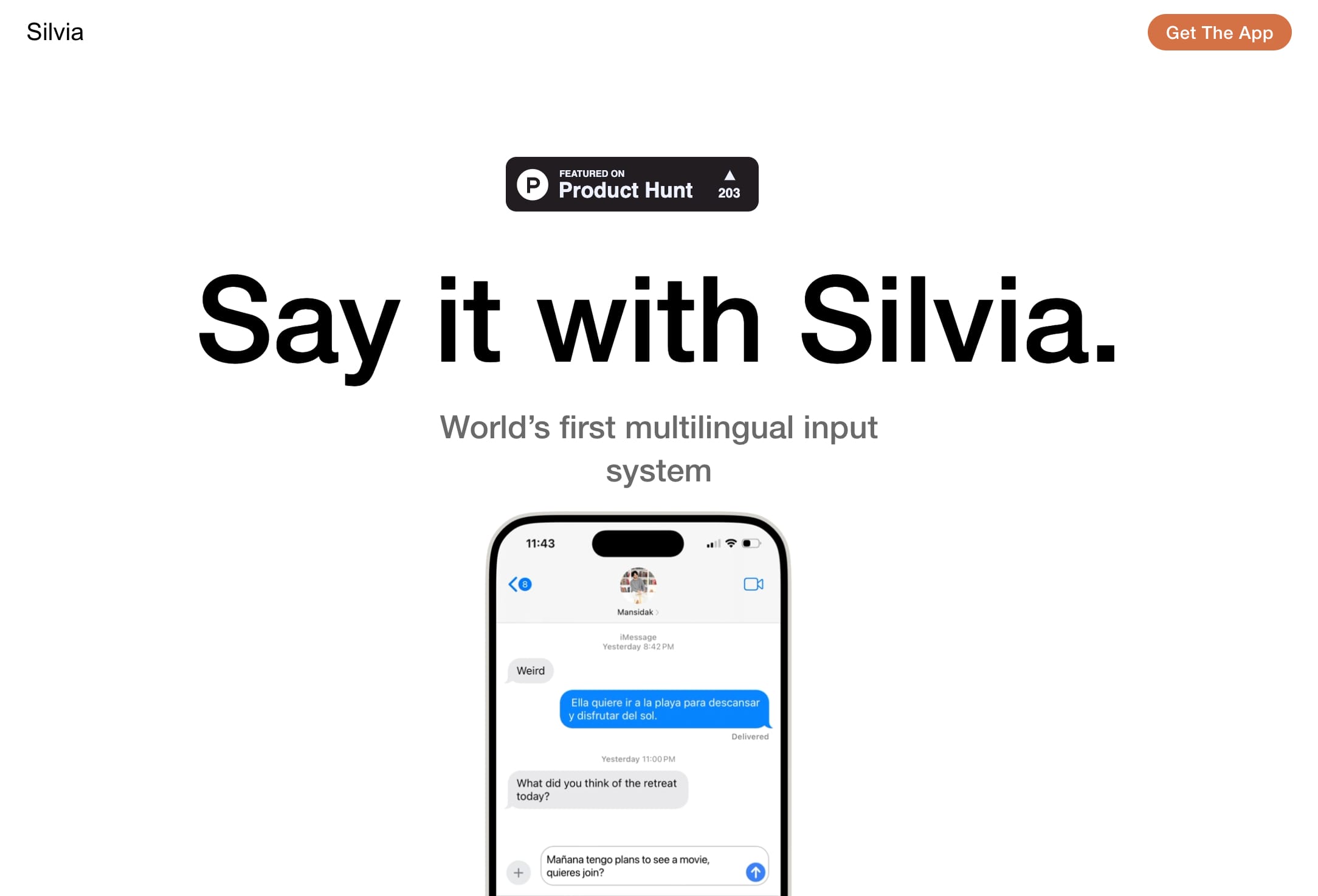 Silvia - Multilingual Dictation for iOS