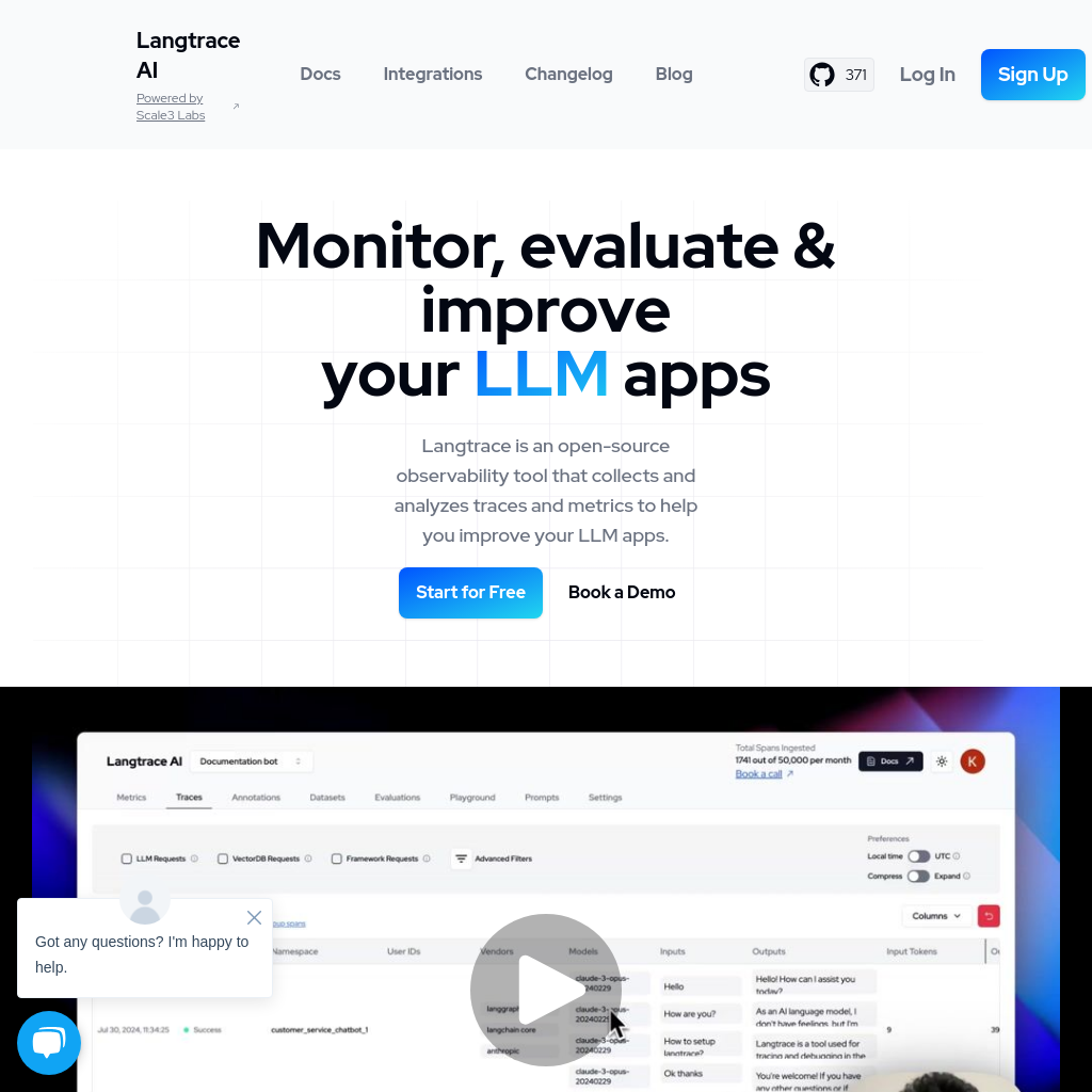 Langtrace AI - 改善您的 LLM 应用的开源可观察性工具