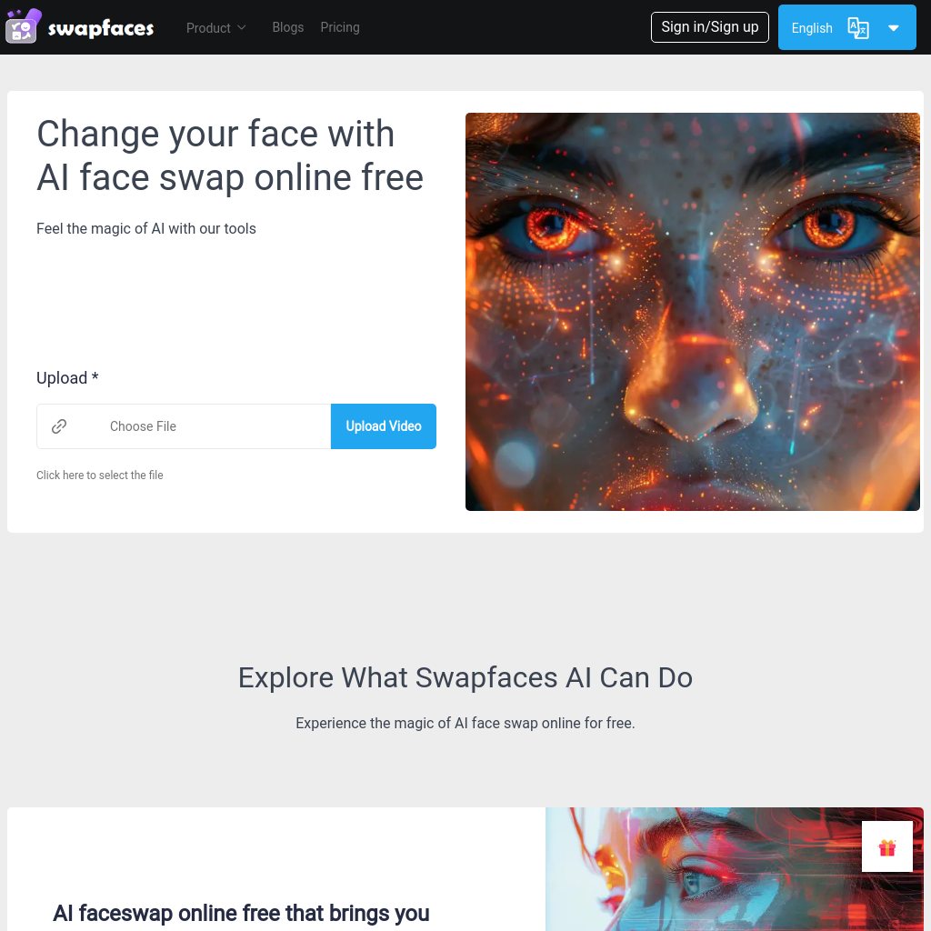 Swapfaces AI: AI Face Swap Online Free - Change Faces in Photos and Videos Easily