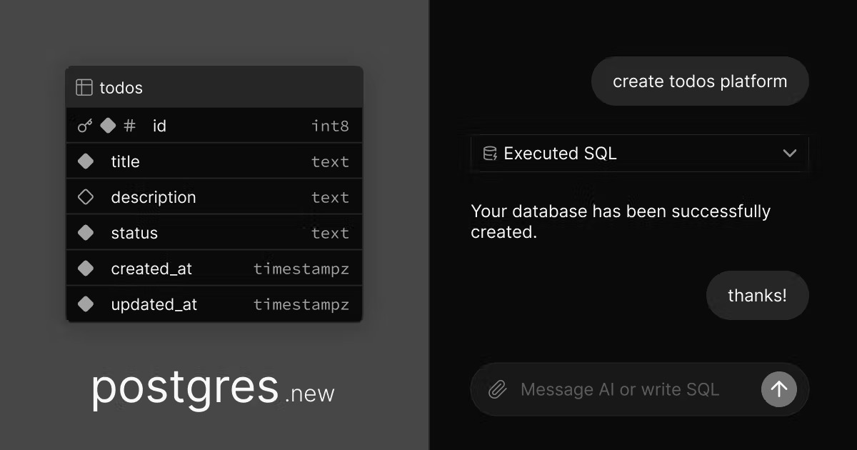 Postgres 沙盒 - 移动支持即将推出