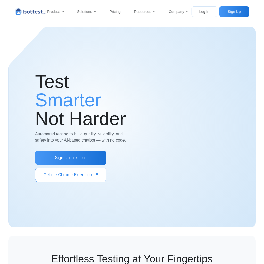 bottest.ai - No-code Automated Chatbot Testing