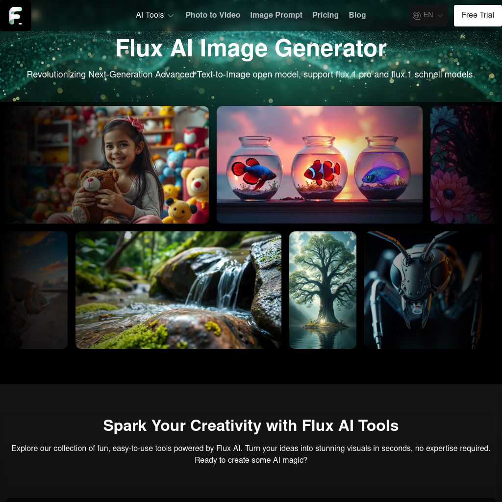 Flux AI Image Generator - Transform Text to Stunning Images