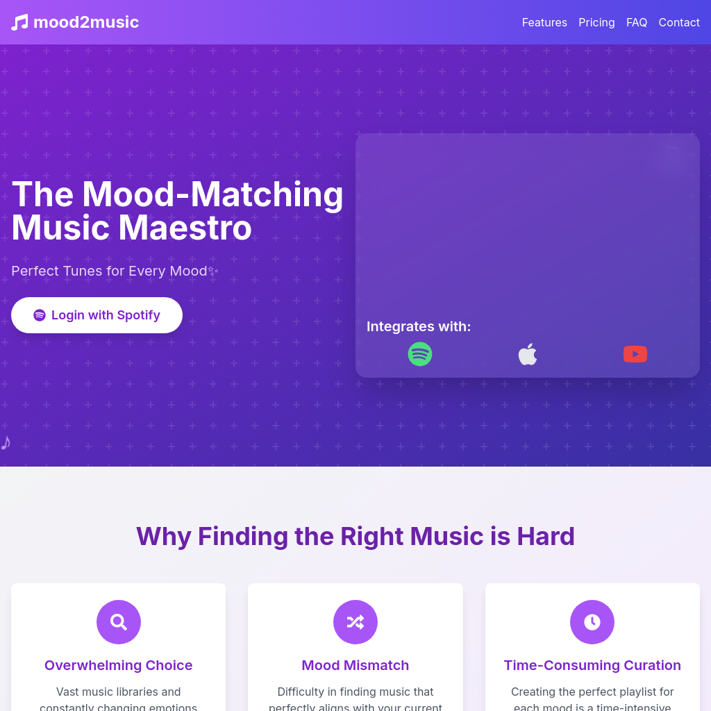 Mood2Music - Real-Time Playlists for Every Emotion