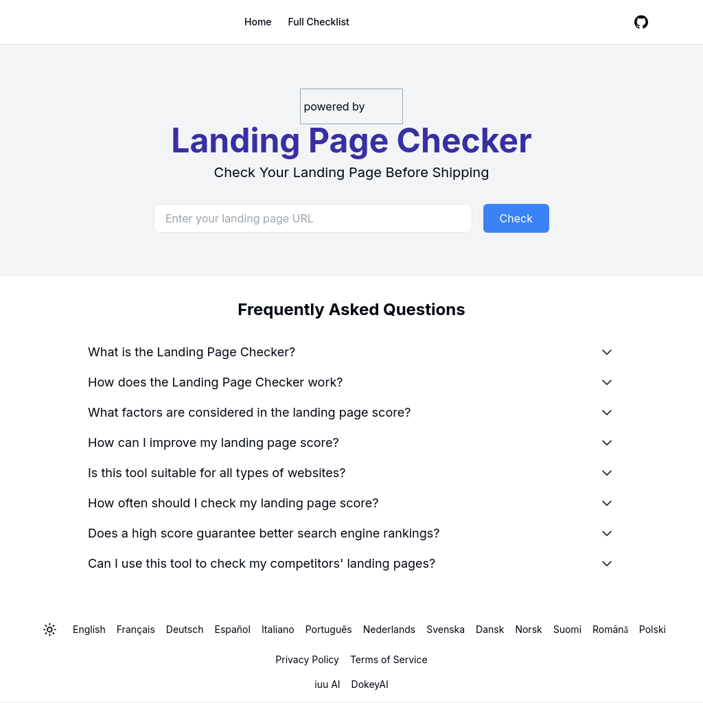 优化您的网页以提升SEO排名 | Landing Page Checker