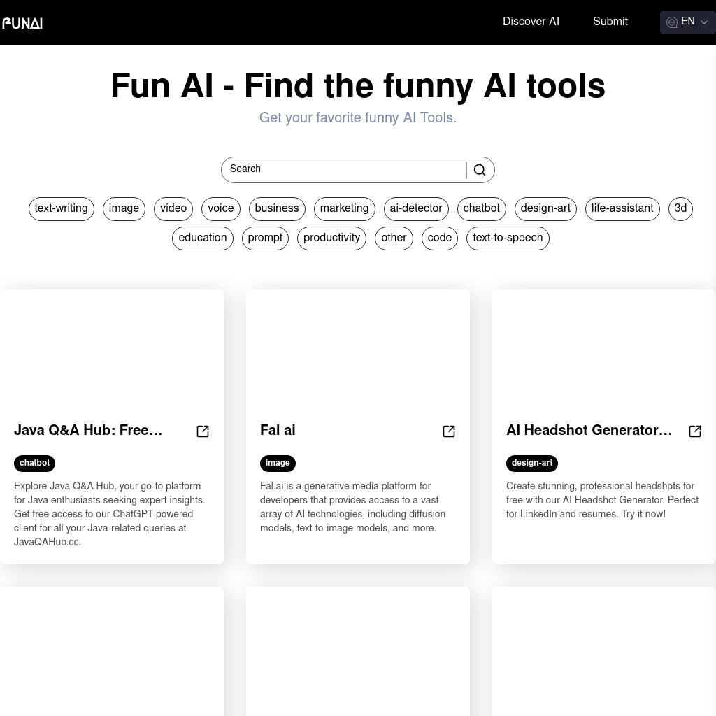 Fun AI Directory: Your Ultimate Source for Hilarious AI Tools