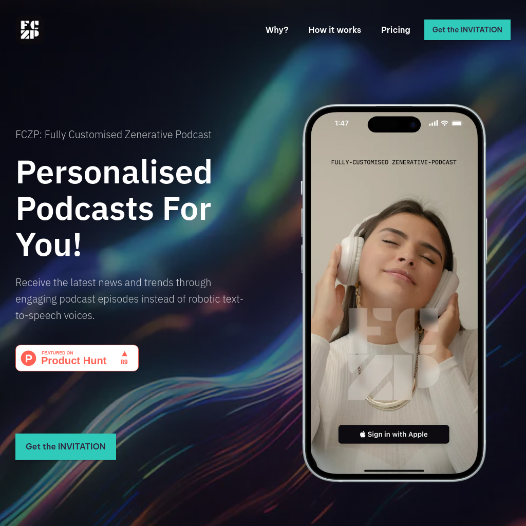 FCZP: Personalized Zenerative Podcasts for You