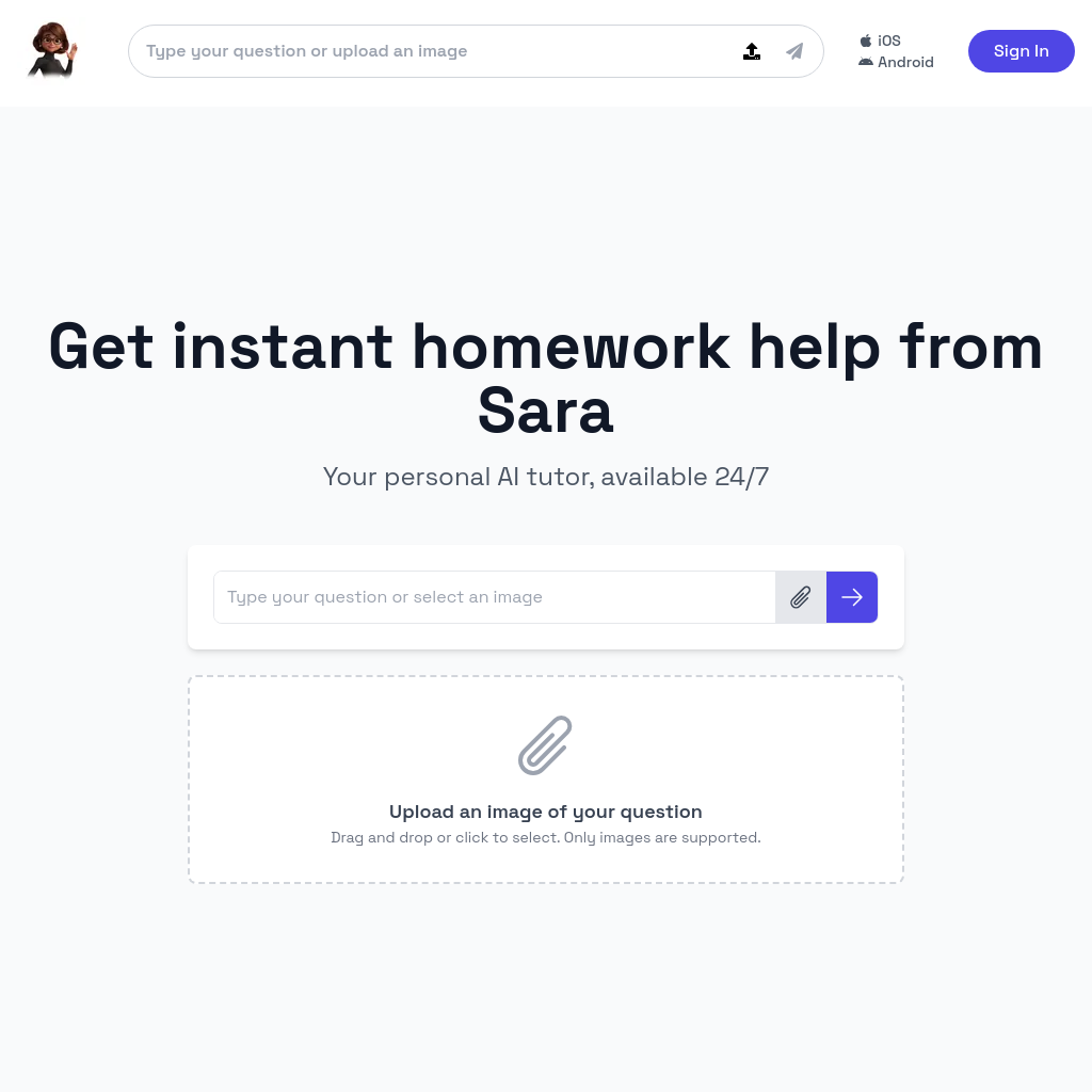 Sara - Your 24/7 AI Tutor & Exam Planner