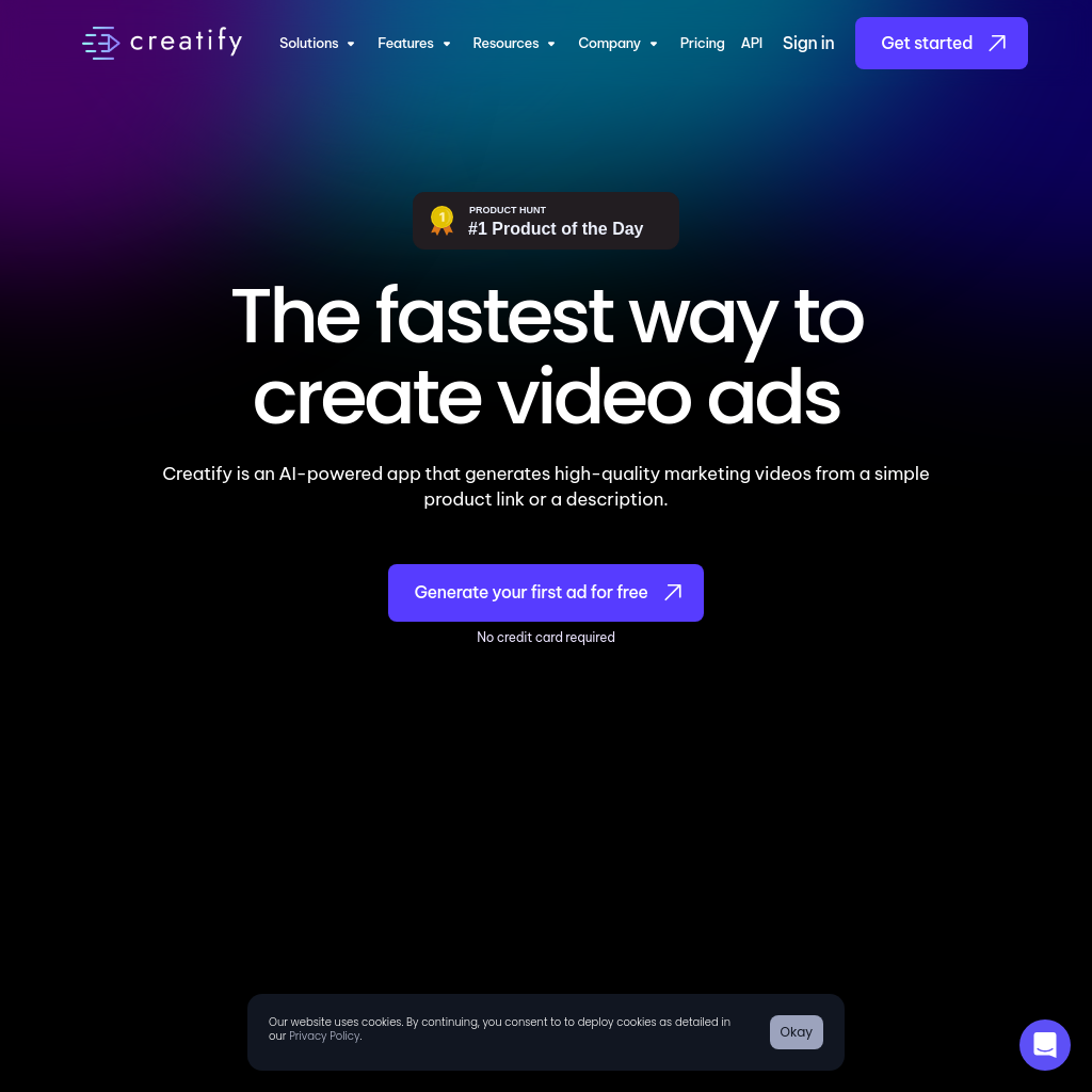 Creatify - Effortlessly Create Viral Video Ads with AI